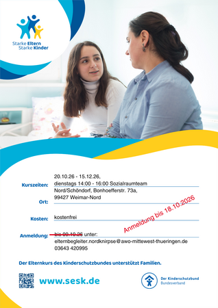 Anmeldung bis 18.10.2026 &copy; ...