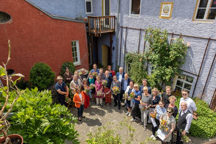 Den ersten Preis in diesem Jahr zum Thema „Kleiner Platz – wilde Welt“ vergibt die Stadt Weimar an das Gelände der Familie Schäfer am Plan 4/4a in Oberweimar.