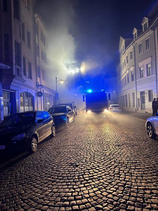 Brand in der Marktstraße