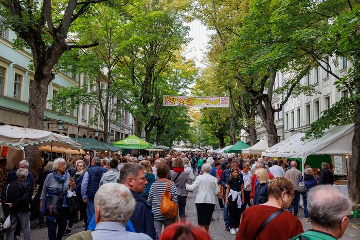 Zwiebelmarkt auf der Schillerstraße