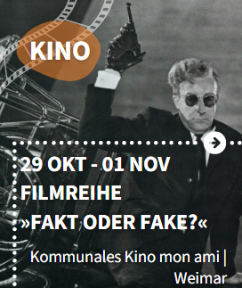 Veranstaltungsflyer zur Filmreihe im Kino mon ami