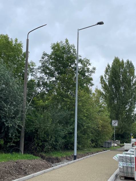 Während der Bauarbeiten im September. ©Stadt Weimar Während der Bauarbeiten im September.