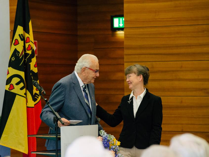 Naftali Fürst, Präsident des Internationalen Komitees Buchenwald-Dora und Kommando.