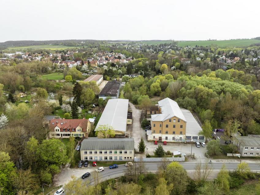 Blick über das Gelände