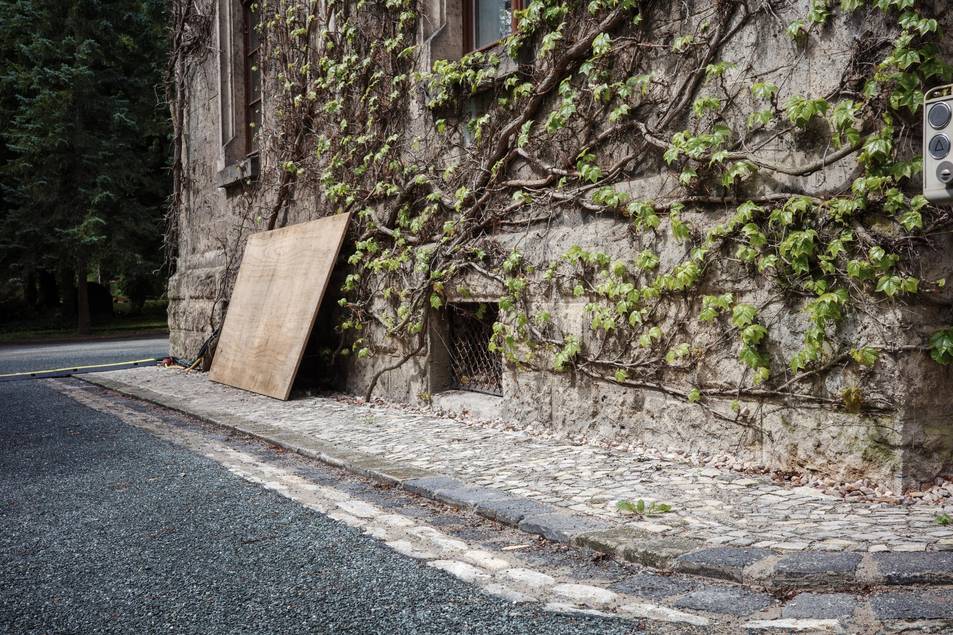 Sanierung des Verwaltungsgebäudes auf dem Hauptfriedhof, Juli 2024