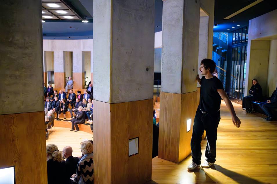 Charles Auguste und Matt McCreary rahmten die Festveranstaltung mit ihrer Performance künstlerisch ein.