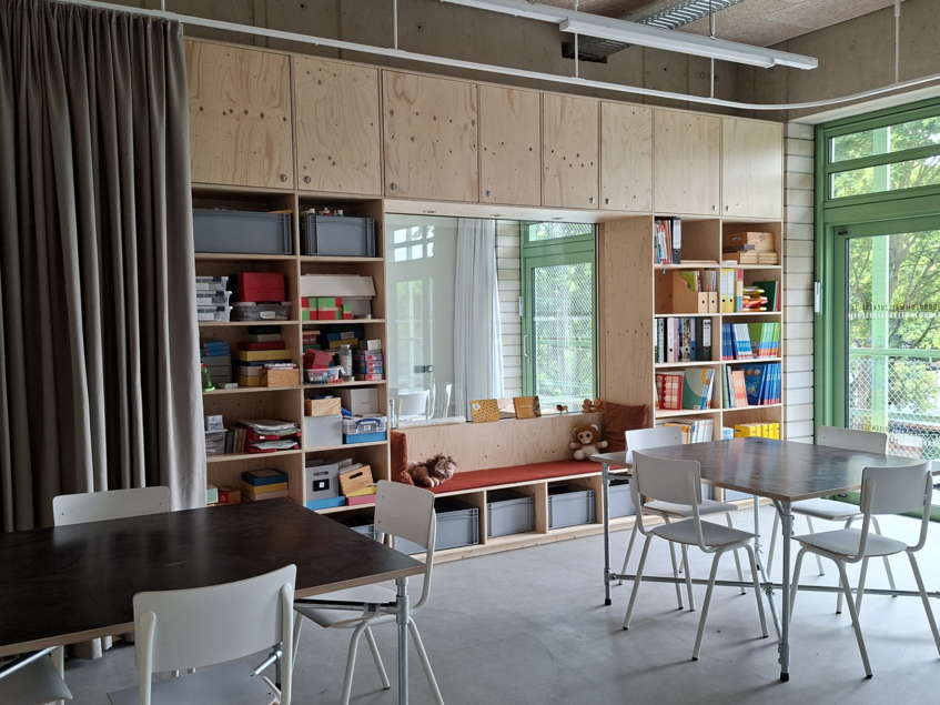 Klassenzimmeransicht Schule an der Hart