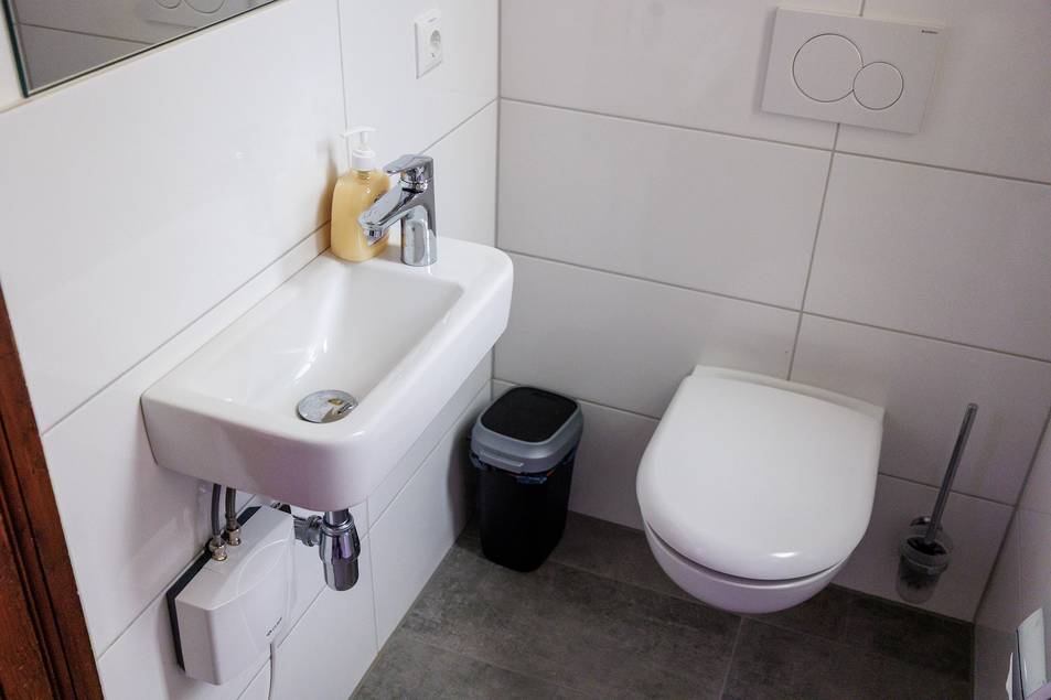 Neue sanitäre Einrichtungen.