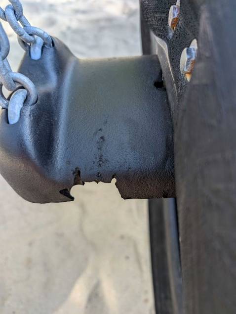 Bissschäden Reifenschaukel