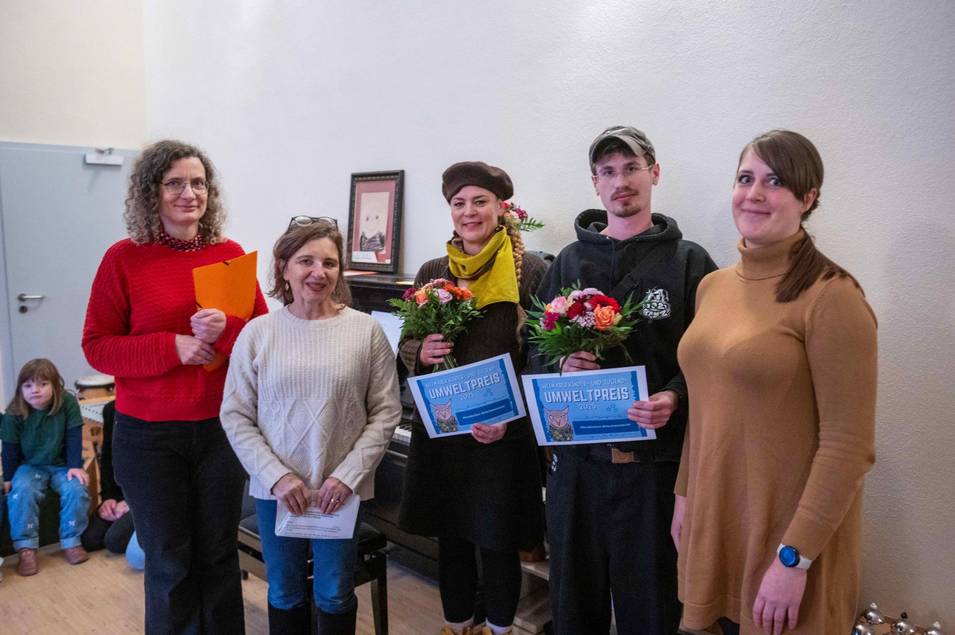 Anja Reitzenstein und ein Mitstreiter