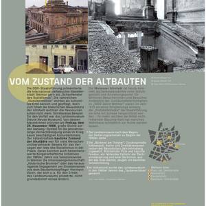 Plakat "Vom Zustand der Altbauten"