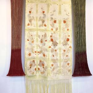 Approach Slowly 2024, Textil 260 cm x 195 cm.
