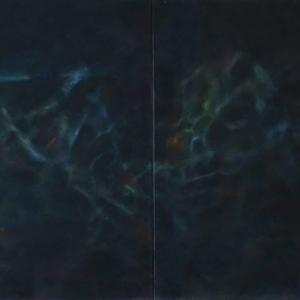 Geschlossene Augen, 100 cm x 200 cm © Maria Cornelia Geschlossene Augen, 100 cm x 200 cm