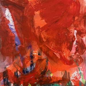 O.T., 13 x 18cm, Acryl auf Karton, 2025