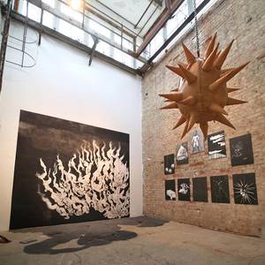 Ausstellung im Rahmen der Diplomausstellung von Maria Fabricius-Wendt im Gaswerk e.V. Weimar (Turm). Archivbild.