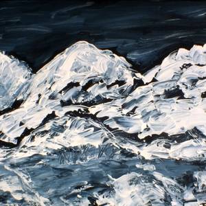 „Winterland“, Acryl, 60x40, 2013