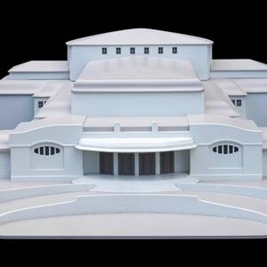 Modell Werkbundtheater nach Plänen von Henry van de Velde, Dauerausstellung Neues Museum, Weimar