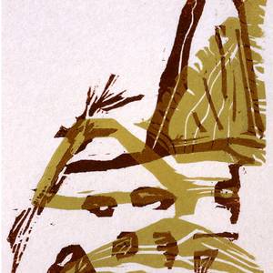 „Düne“, Holzschnitt