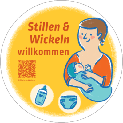 Stillen und Wickeln willkommen