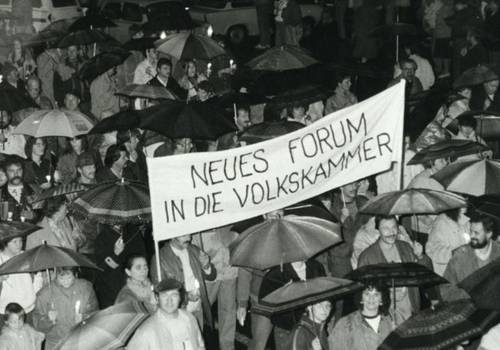 1989. Orte der Friedlichen Revolution in Weimar © Harald Wenzel-Orf / Stadtarchiv Weimar.