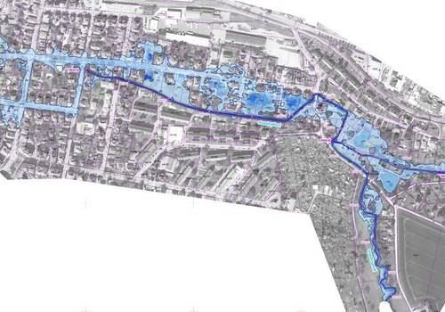 Überflutungsflächen