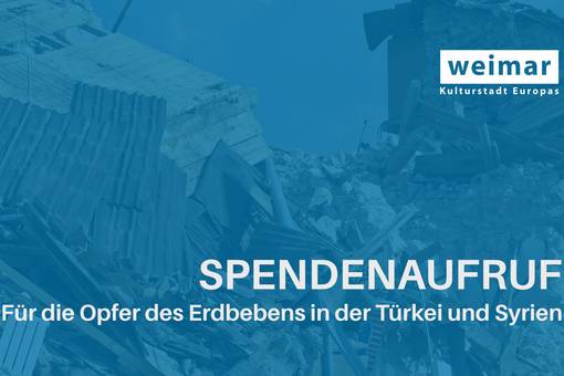 Spendenaufruf für die Opfer des Erdbebens in der Türkei und Syrien