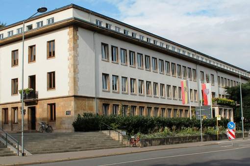 Blick auf Haus 1 der Stadtverwaltung Weimar