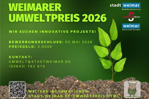 Weimarer Umweltpreis 2026