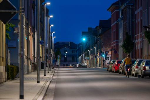 LED-Beleuchtung in der Carl-von-Ossietzky-Straße