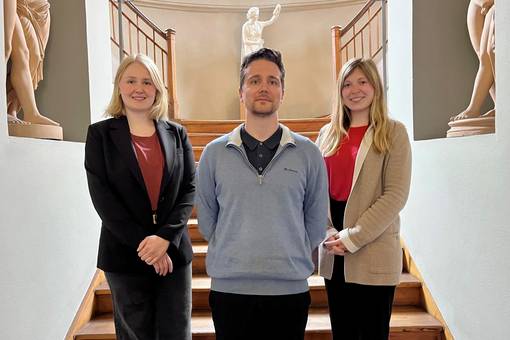 v.l.: Sarah Cüppers, Eyck Wendt, Friederike Sophie Hartmann