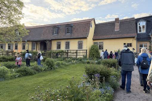 Garten von Goethes Wohnhaus