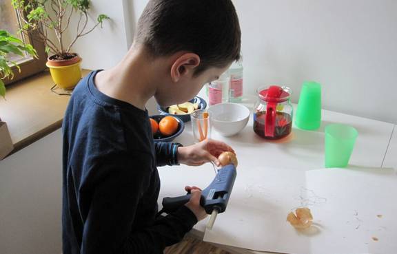 Basteln mit der Heißklebepistole