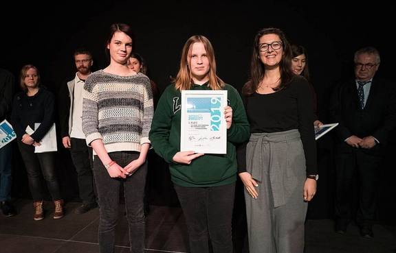 Die Klima-Aktionswoche wurde mit dem 3. Preis beim Thüringer Wettbewerb „Mach deine Zukunft“ ausgezeichnet.