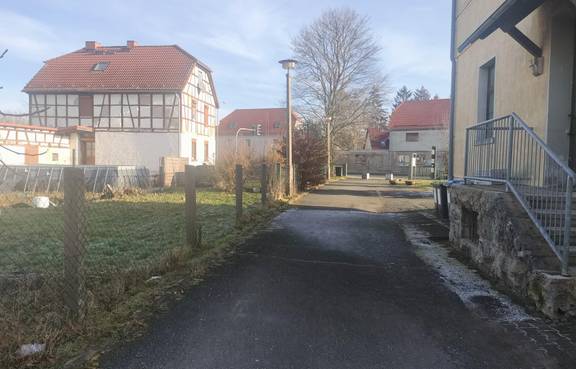 Rückseite des Bürgerhauses