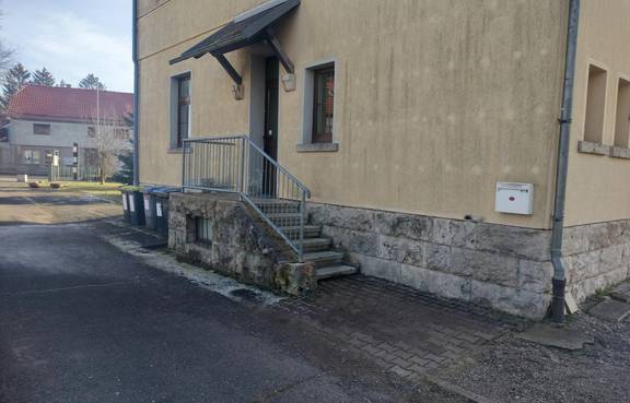 Seitenansicht des Bürgerhauses
