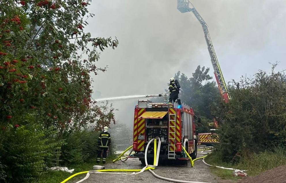 Löscharbeiten ©Feuerwehr Weimar Löscharbeiten