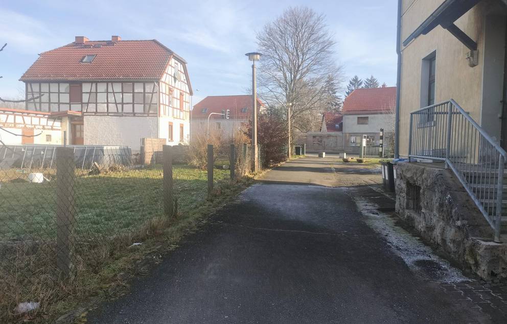 Rückseite des Bürgerhauses