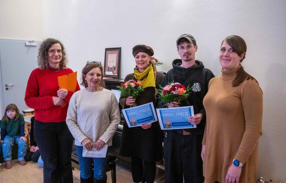 Anja Reitzenstein und ein Mitstreiter