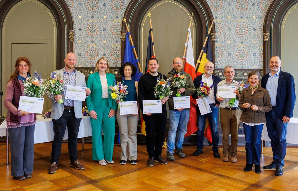 Neben den Hauptpreisen gab es auch Anerkennungen für eingereichte Projekte. ©Stadt Weimar Neben den Hauptpreisen gab es auch Anerkennungen für eingereichte Projekte.